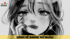 hình vẽ anime nữ ngầu