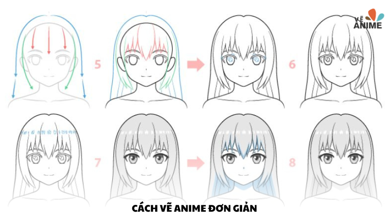 cách vẽ anime đơn giản