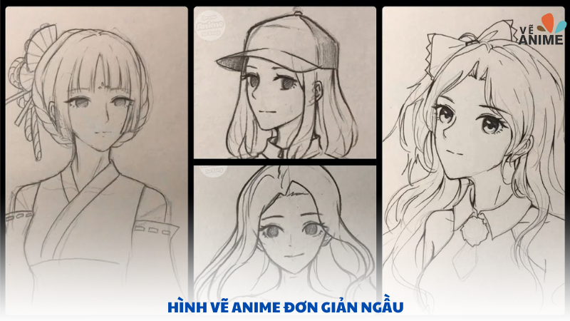 hình vẽ anime đơn giản ngầu