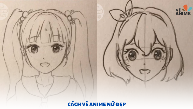 cách vẽ anime nữ đẹp